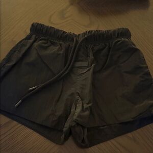 Women's ESSENTIALS Black nylon Shorts